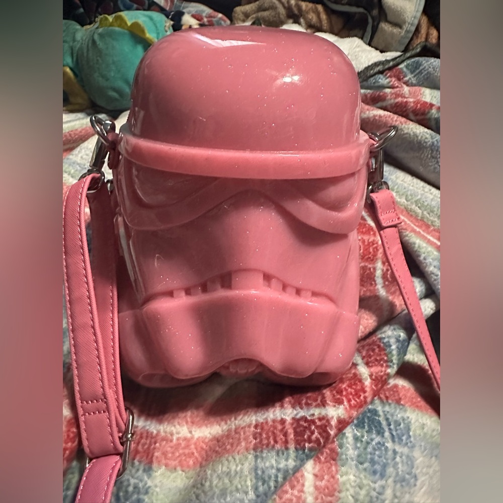 Loungefly Pink Stormtrooper Crossbody Bag Star Wars